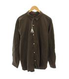 ポスタルコ POSTALCO フリーアームシャツ01 Free Arm Shirt 01 フランネルシャツ 長袖 オーガニックコットン タグ付き L アッシュブラウン 84140FL /YT