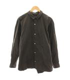 ポスタルコ POSTALCO フリーアームウェア FREE-ARM WEAR シャツ 長袖 L 茶 ブラウン /YT