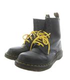 ドクターマーチン DR.MARTENS ショートブーツ レースアップ レザー UK5 黒 ブラック GV06P /AN30