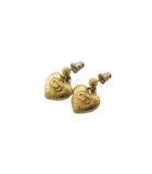 クリスチャンディオール Christian Dior ヴィンテージハート CDロゴピアス ゴールドカラー /KH ■OH