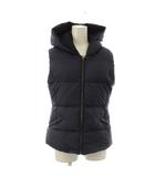 プラステ PLST 上着 ダウンベスト M ネイビー 黒 フード付き /JP