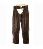 THE DEGNER CLASSIC BRAND レザーチャップス チャップスパンツ 牛革 XS 茶 ブラウン /KU