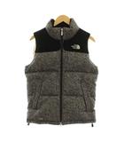 ザノースフェイス THE NORTH FACE EYE JUNYA WATANABE ジュンヤワタナベ コムデギャルソン AD2012 ダウンベスト ジップアップ XS グレー 黒 WJ-V901 /YM