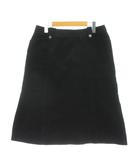 バーバリー ロンドン BURBERRY LONDON スカート コーデュロイ ひざ丈15 黒 ブラック /GP