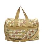 レスポートサック LesportSAC ボストンバッグ ショルダー トート ハンド 2WAY 総柄 ベージュ /SS ■OS