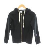 チャンピオン CHAMPION ジップアップパーカー M 黒 ブラック 長袖 無地 ロゴ /GP