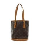 ルイヴィトン LOUIS VUITTON モノグラム バケットPM ハンドバッグ ショルダーバッグ 茶 ブラウン M42238 /AN26 ●D ■OH