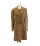 マックスマーラ MAX MARA PIANO FORTE コート セットアップ ロング ワンピース 42 茶 ブラウン 87005 /☆G