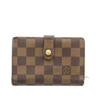 ルイヴィトン LOUIS VUITTON ダミエ ポルトフォイユヴィエノワ 財布 二つ折り 小銭入れ 茶 ブラウン N61674 /AN65 ■OH