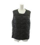 タイオン TAION ダウンベスト ジャケット 上着 L 黒 ブラック ジップアップ /RR