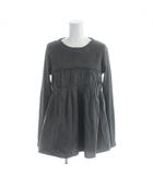 フリークスストア FREAKS STORE カットソー F グレー 長袖 ニット 切替 リブ フレア /AP