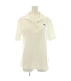 ラコステ LACOSTE ポロシャツ L 白 半袖 襟付き 無地 /JP