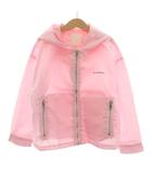 ジバンシィ GIVENCHY ロゴジャケット ナイロンジャケット アウター フード タグ付き ロゴプリント 10 ピンク H16094 /YT