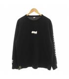 ナンガ NANGA LONG SLEEVE TEE 長袖 Tシャツ ロンT L 黒 ブラック クルーネック ロゴプリント NAG-F24-SUPLEX-CS01 /YM