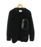 アンドワンダー and wander ハイロフトフリースプルオーバー High loft fleece pullover ボアトレーナー クルーネック 長袖 L 黒 ブラック 574-2241317 /YT
