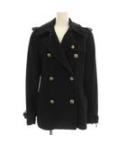 マックスマーラ MAX MARA Pコート ピーコート ウール ジャケット 42 黒 ブラック 1600014 /☆G