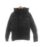 ザノースフェイス THE NORTH FACE オルタレーションバフズジャケット Alteration Baffs Jacket ダウンジャケット フード ロゴ アウター M 黒 ブラック ND92360 /AN16