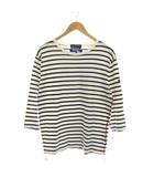 ジュンヤワタナベマン JUNYA WATANABE MAN コムデギャルソン セントジェームス SAINT JAMES AD2010 Tシャツ カットソー 七分袖 ボーダー M 紺 白 WG-T023 /YM