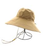 キジマタカユキ KIJIMATAKAYUKI RECYCLE POLYESTER VIYELLA WIDE BRIM BUCKET HAT バケットハット バケハ つば広 アジャスター紐 2 茶 ブラウン W-212624 /KU