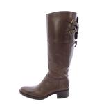 サルトル SARTORE ジョッキーブーツ バックベルト レザー ロングブーツ 37.5 ブラウン /TK