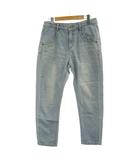 フランシュリッペ franche lippee デニム ジーンズ S 水色 ポケット刺繍 /GP