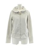 フランシュリッペ franche lippee パーカー 上着 M グレー 長袖 フード付き リボンモチーフ 2180220 /GG