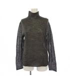 イエナ IENA 24AW SUPER Kid MIX モヘアシアープルオーバー ニット セーター 長袖 シースルー F グレー 24080900491040 /BM