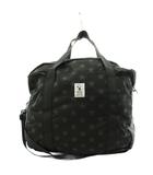 ソレイユ SOLEIL × ピーナッツ PEANUTS ボストンバッグ ハンドバッグ ショルダーバッグ 2way 星柄 ナイロン 黒 ブラック /AN7