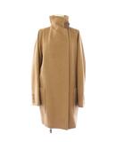 キャメルヘア スタンドカラーコート ロング I 40 ベージュ /BM