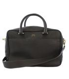  マニュエルミラノ MANUEL MILANO ハンドバッグ ショルダーバッグ 2WAY レザー グレー /BM