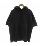 パーカー トップス M チャコールグレー フード付き 半袖 カンガルーポケット 00000151153446 /GG