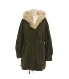 ココディール COCO DEAL モッズコート 2 毛皮 ラビットファー カーキ /LP