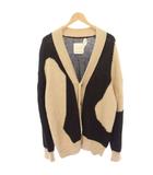 マーカウェア MARKA WARE ALPACA CARDIGAN NATURAL COLOR ALPACA ニットカーディガン アルパカ 長袖 総柄 2 ベージュ 茶 ブラウン A22C-16SW03C /HN