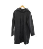ザラ ZARA レインコート M 紺 ネイビー フード 長袖 ロング丈 /LP