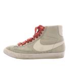 ナイキ NIKE NIKEiD By You カスタマイズ ハイカット スニーカー シューズ スエード US9.5 26.5cm グレー 白 ホワイト 531507-993 /AN57
