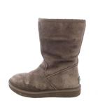 アグ オーストラリア UGG australia ピアス Pierce ムートンブーツ サイドジップ US6 グレージュ S/N1016591 /TK