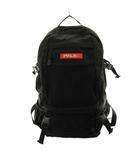 ミルクフェド MILKFED. リュックサック デイバッグ ロゴ 黒 ブラック /AN14 ●D