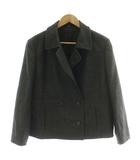 ダックス DAKS ピーコート 17ABR グレー ダブルブレスト テーラードカラー 長袖 /DU
