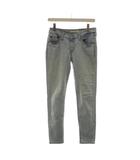 リーバイス Levi's デニム パンツ 25 水色 ライトブルー 無地 スキニー 長ズボン /LP