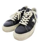 コンバース CONVERSE ワンスター J スニーカー シューズ レザー 6 黒 /BM