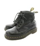 ドクターマーチン DR.MARTENS 6ホール ショートブーツ レースアップ レザー UK3 黒 ブラック /KU