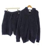 ジェラートピケオム GELATO PIQUE HOMME 24AW PIQUE MONSTER ルームウェア パジャマ セットアップ 上下 パーカー ジャケット 長袖 ジップアップ ハーフパンツ L 紺 PMNT244039 PMNP244040 /BM