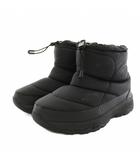 ザノースフェイス THE NORTH FACE ヌプシブーツ Nuptse Bootie ショートブーツ ナイロン ビブラムソール US6.0 黒 ブラック 8051729N3X /YT
