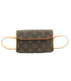 ルイヴィトン LOUIS VUITTON モノグラム ポシェットフロランティーヌ ウエストバッグ ボディバッグ フラップ キャンバス 茶 ブラウン M51855 /KU ■OH