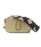 マークジェイコブス MARC JACOBS ザ スナップショット ショルダーバッグ レザー 白 ホワイト 黒 ブラック /AN9