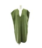 クラネ CLANE 21AW ヘンリーネック HANRY NECK ロングニットベスト プルオーバー F 緑 グリーン 11112-5122 /AN28