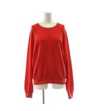 イエナ IENA 25AW スイビスムースプルオーバー ニット セーター F オレンジ 無地 ラウンドネック 長袖 25080900301030 /DU