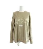 バンヤードストーム BARNYARDSTORM Tシャツ F ベージュ 長袖 クルーネック ロゴプリント /AP