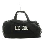 ルコックスポルティフ le coq sportif ボストンバッグ ショルダーバッグ ロゴ刺繍 黒 ブラック /KU