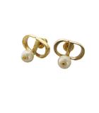 ディオール Dior Peti+CD ピアス 両耳用 ロゴ ゴールド色 /AN50 ■OH